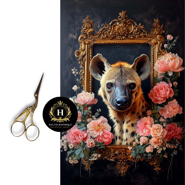 Hyena Floral Vex Decoupage Tissue Paper (Creator Uploaded)