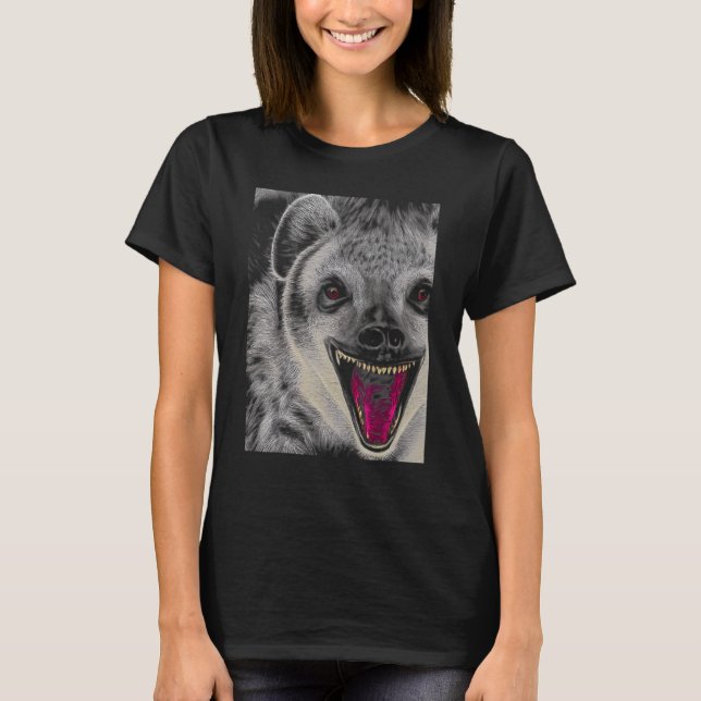 Hyena Gape Hyaena T-Shirt (Front)