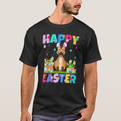 Hyena Happy Easter Bunny Hyena Easter Sunday T_Shirt