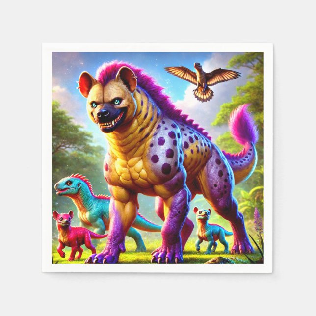 Hyena Napkins (Front)