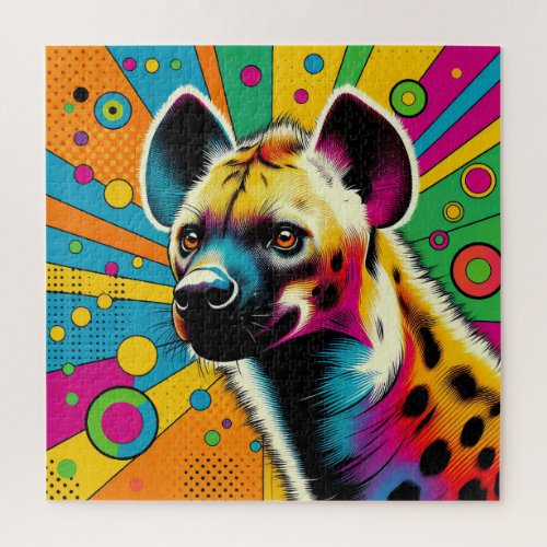 Hyena Pop Art 600 Piece Puzzle
