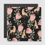 Hyena & Protea: Dark Vintage Pattern (Front/Back)