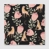 Hyena & Protea: Dark Vintage Pattern (Front)