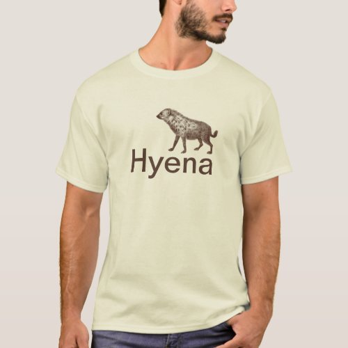 Hyena T_Shirt _ Images Front and Back