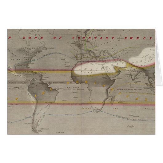 Hyetographic rain map cards (Front Horizontal)