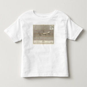 Hyetographic rain map toddler t-shirt