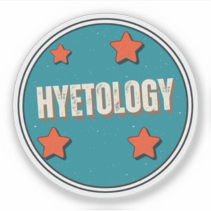 Hyetology Sticker