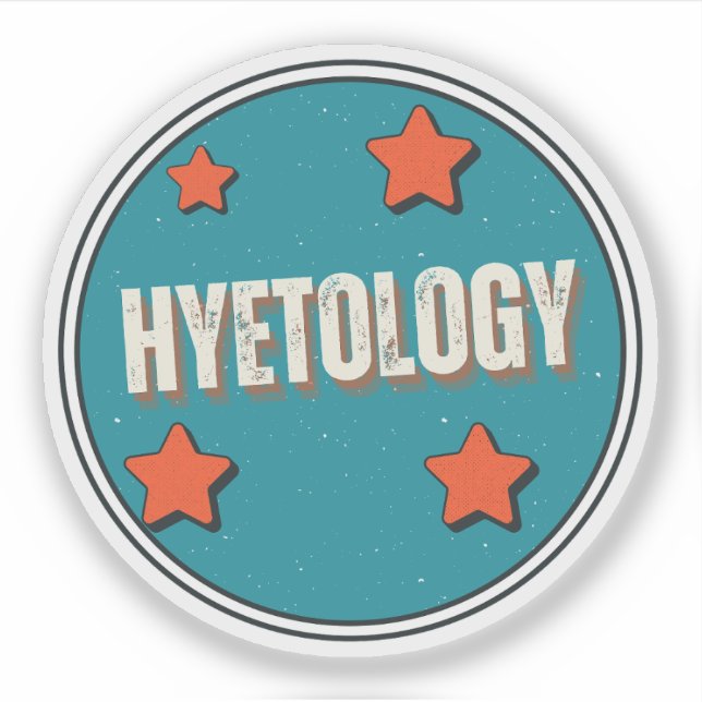 Hyetology Sticker (Front)