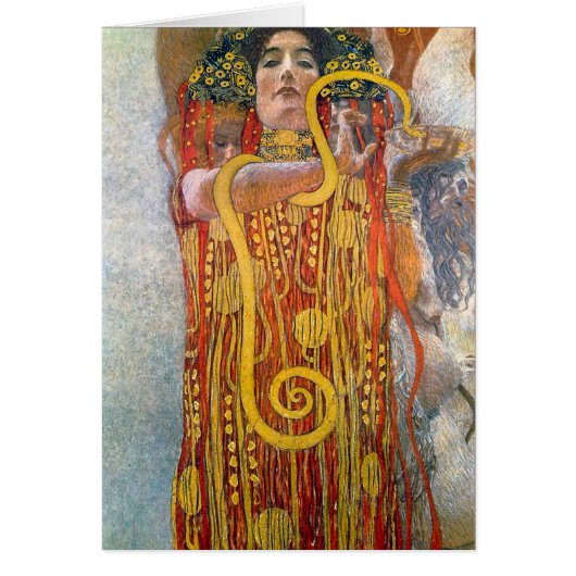 Hygeia by Gustav Klimt Cards (Front)