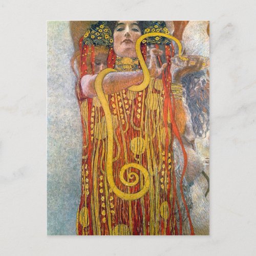 Hygeia by Gustav Klimt Postcard