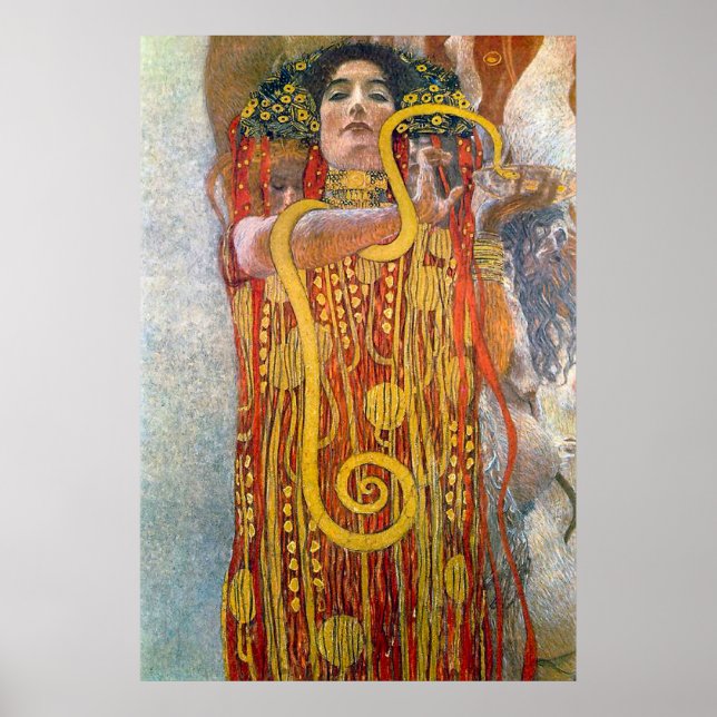Hygeia by Gustav Klimt Poster (Front)