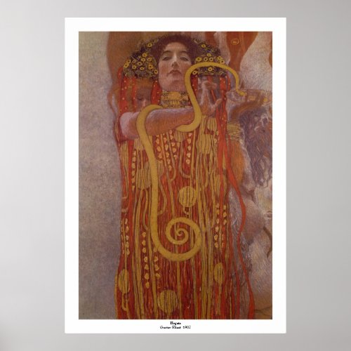 Hygeia by Gustav Klimt Poster