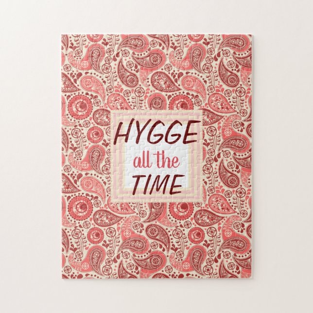 HYGGE all the Time Pink Floral Jigsaw Puzzle (Vertical)