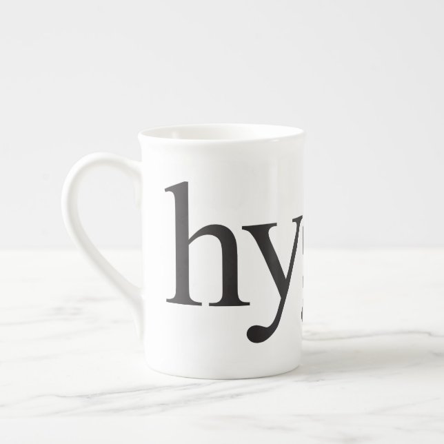 Hygge Black and White Specialty Mug (Left)