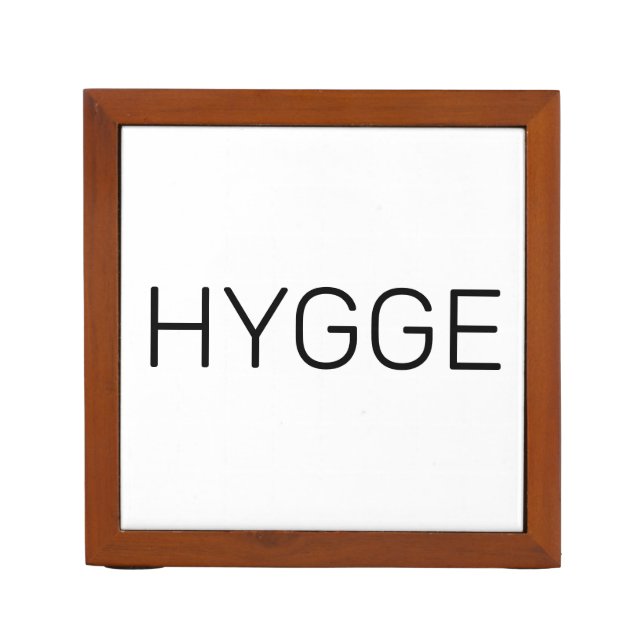 Hygge Black Desk Organizer (Front)