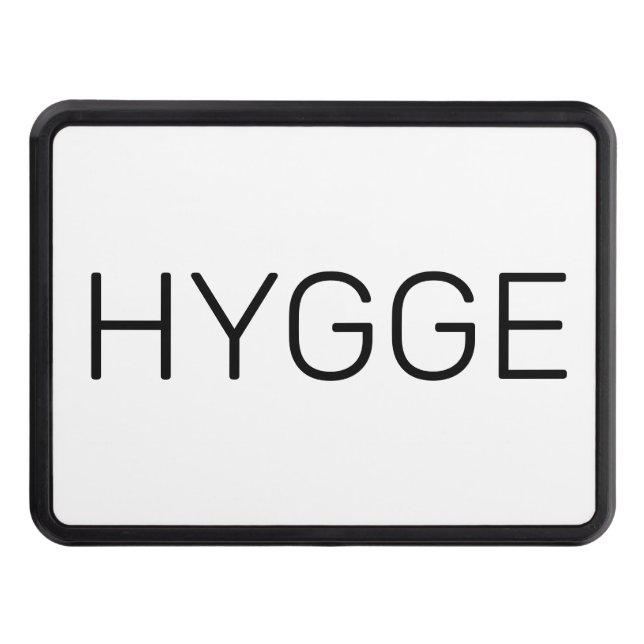 Hygge Black Hitch Cover (Front)