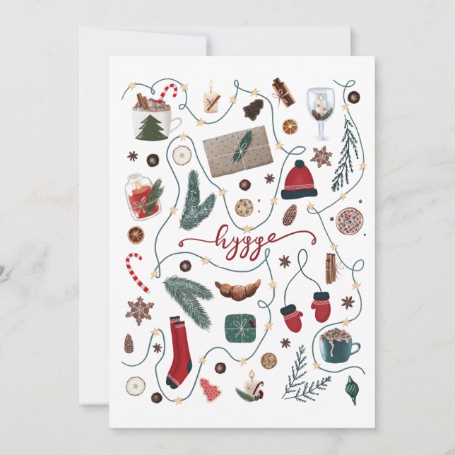 Hygge Christmas Collection Holiday Card (Front)