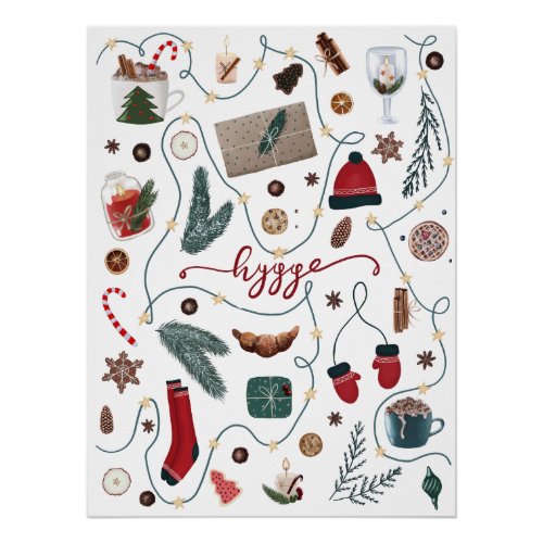 Hygge Christmas Collection Poster