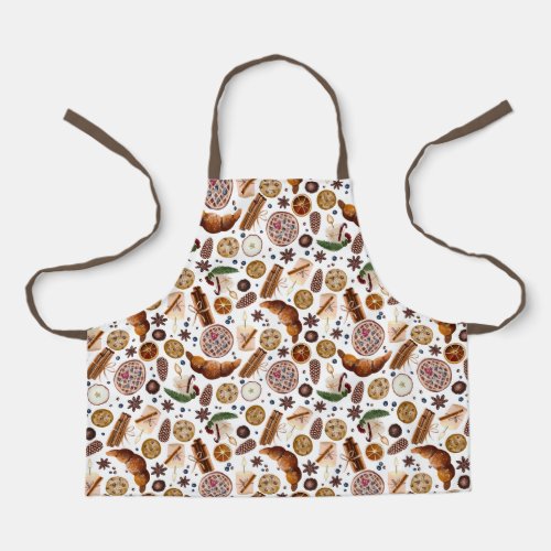 Hygge Christmas Cookie Pattern Apron