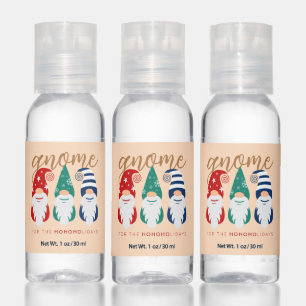 Hygge Christmas Gnome for the Holidays Snowflakes Hand Sanitizer
