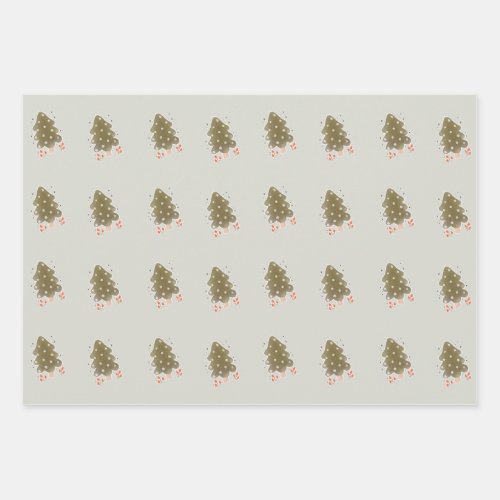 hygge Christmas pattern Wrapping Paper Sheets