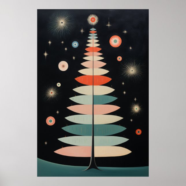 Hygge Christmas Tree Poster (Front)