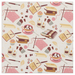 hygge cottagecore knitter chocolate crafts cozy fabric