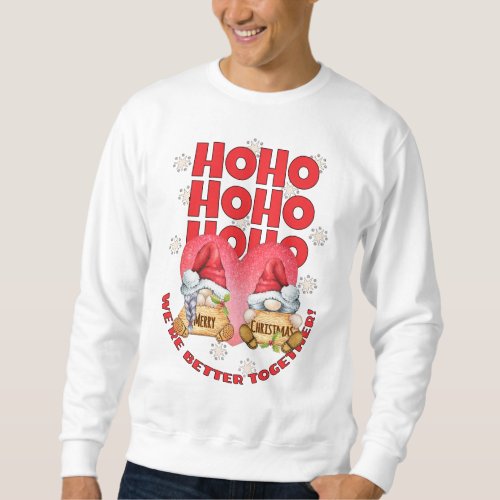 Hygge Couple Christmas Pyjama Sweatshirt