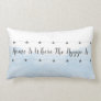 Hygge Cozy Home Quote & Brushstrokes Lumbar Pillow
