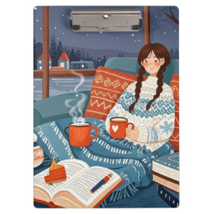 Hygge Cozy Night _ Celebrate cozy nights Clipboard