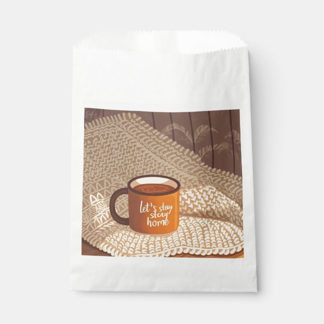 Hygge Cozy Night Celebrate cozy nights  Favor Bag (Front)