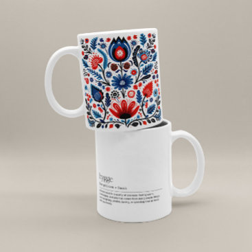 Hygge Definition Mug, Scandi Gift, Nordic Coffee Mug