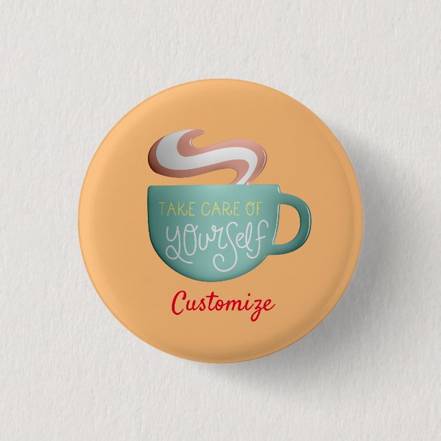 Hygge Drink Self-Care Thunder_Cove  Button (Front)