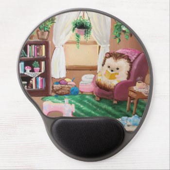 Hygge Hedgehog Mouse Pad by CreativeClutter at Zazzle