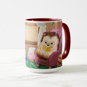 Hygge Hedgehog Mug by CreativeClutter at Zazzle