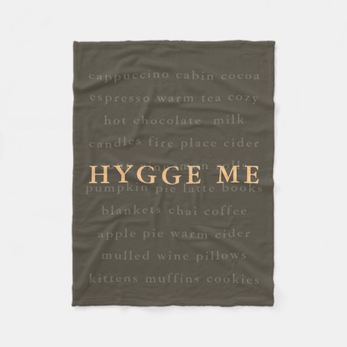 Hygge me cozy blanket for a warm winter