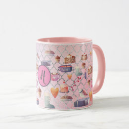 Hygge Mugs Cozy Life Personalized Folkart Pink