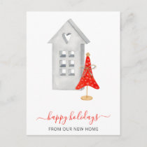 Hygge New Home Weve Moved Holiday Postcard