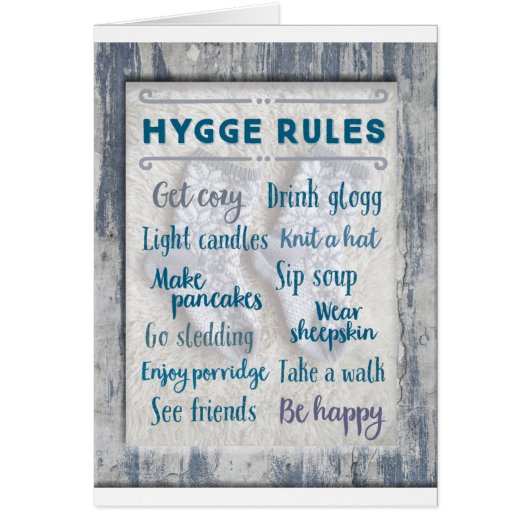 Hygge Rules Cards (Front)