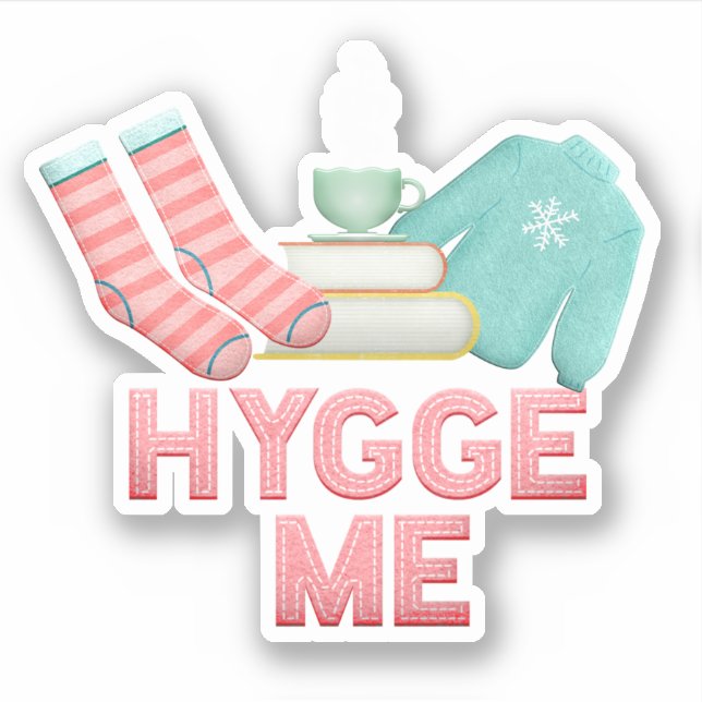Hygge Time Sticker (Front)
