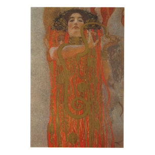 Hygieia, 1900-7 wood wall art