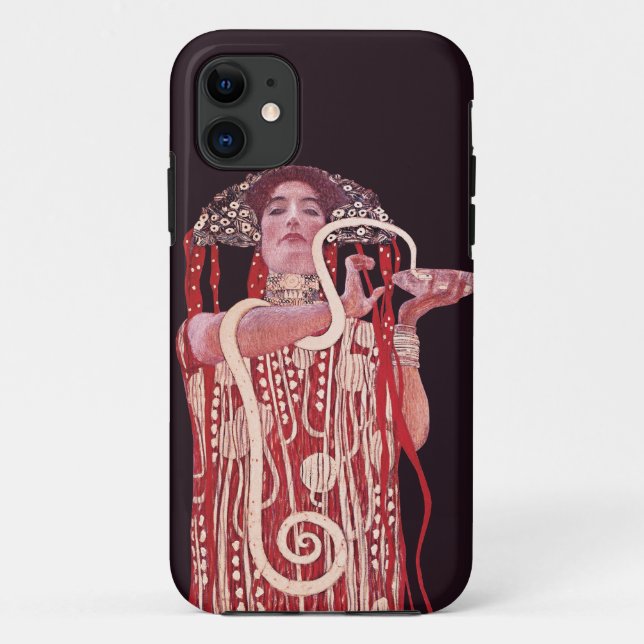 Hygieia by Gustav Klimt  Case-Mate iPhone Case (Back)