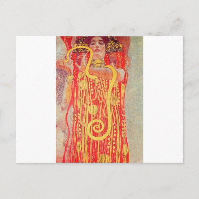 Hygieia by Gustav Klimt Postcard (Front)