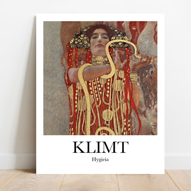Hygieia by Gustav Klimt Poster (Bring Health & Beauty Home: Klimt's "Hygieia." Gilded Age masterpiece)