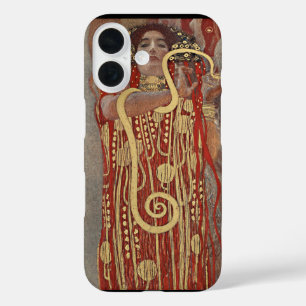 Hygieia by Gustav Klimt, Vintage Art Nouveau iPhone 16 Case