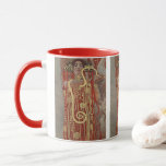 Hygieia by Gustav Klimt, Vintage Art Nouveau Mug<br><div class="desc">Hygieia (c. 1901) by Gustav Klimt is a vintage Victorian Era Symbolism painting featuring the Greek goddess of hygiene, health, cleanliness, and sanitation along with the Aesculapian snake around her arm and the cup of Lethe in her hand. Hygieia is part of one of three paintings known as “The Faculty...</div>