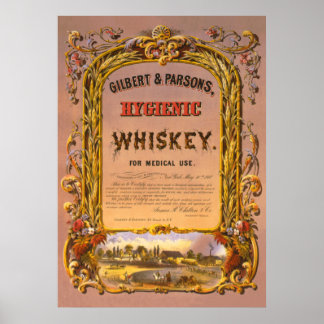 Hygienic Whiskey: 1860 - Poster