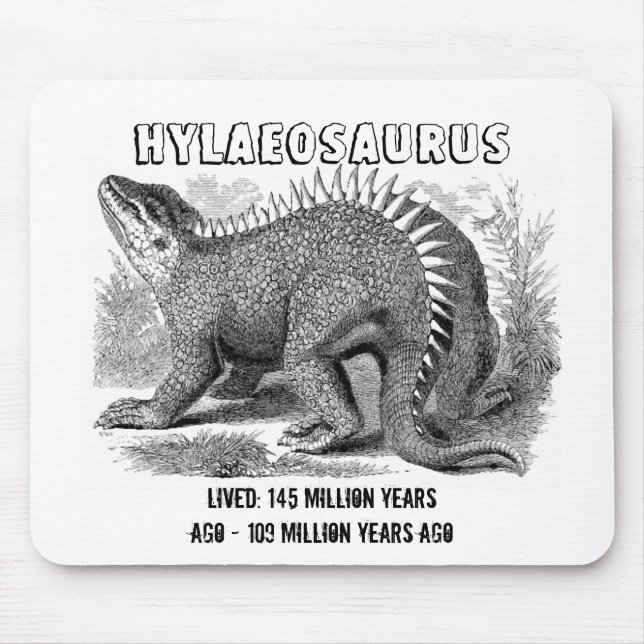 Hylaeosaurus Dinosaur Mousepad (Front)