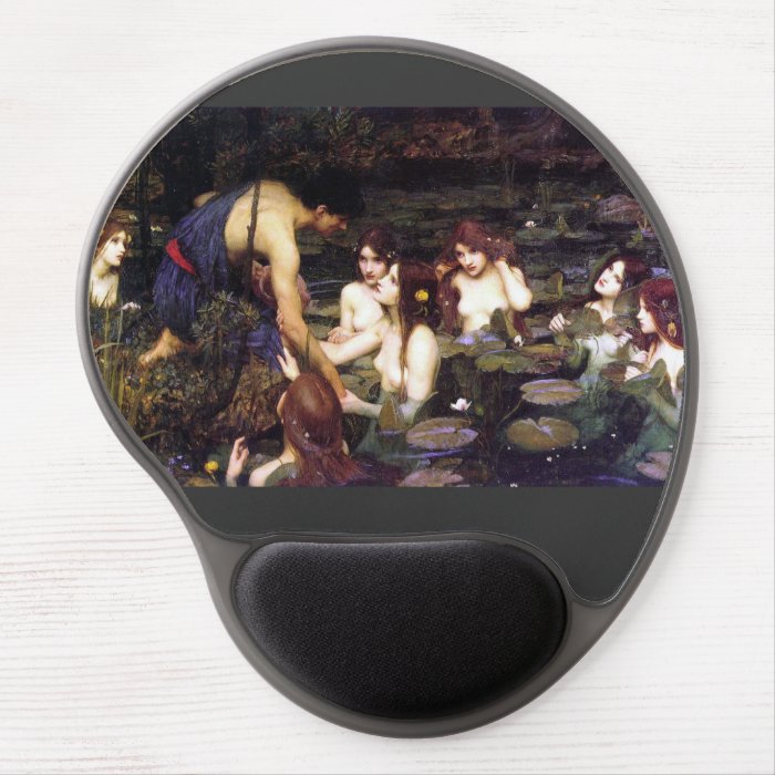 Hylas and the Nymphs Waterhouse Gel Mouse Mats