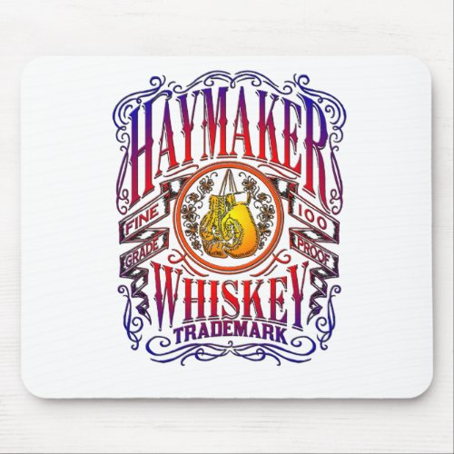 hymaker whiskey t_shirt mouse pad